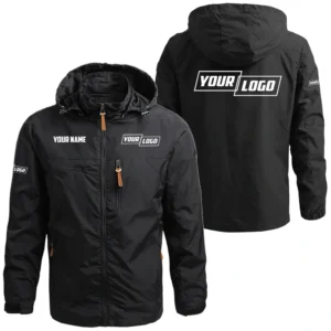 Customizable Softshell Rain Jacket, Waterproof, Breathable, Windbreaker Jacket OUFASGRJCC